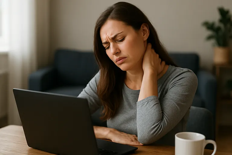 Nekpijn door thuiswerken: zo houd je je wervelkolom gezond